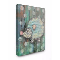 Stupell Distressed Woodland Porcupine Wall Art 24x30