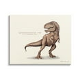 thumbnail image 1 of Stupell Educational T-Rex Dinosaur Animals & Insects Painting Gallery Wrapped Canvas Print Wall Art, 1 of 5
