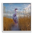 thumbnail image 1 of Stupell Egret Beach Reeds Coastal Grasses Landscape Painting White Framed Art Print Wall Art, 1 of 7