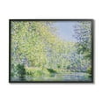 thumbnail image 1 of Stupell Epte River Claude Monet Classic Landscape Painting Black Framed Art Print Wall Art, 1 of 7