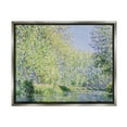 thumbnail image 1 of Stupell Epte River Claude Monet Classic Landscape Painting Gray Floater Framed Art Print Wall Art, 1 of 6
