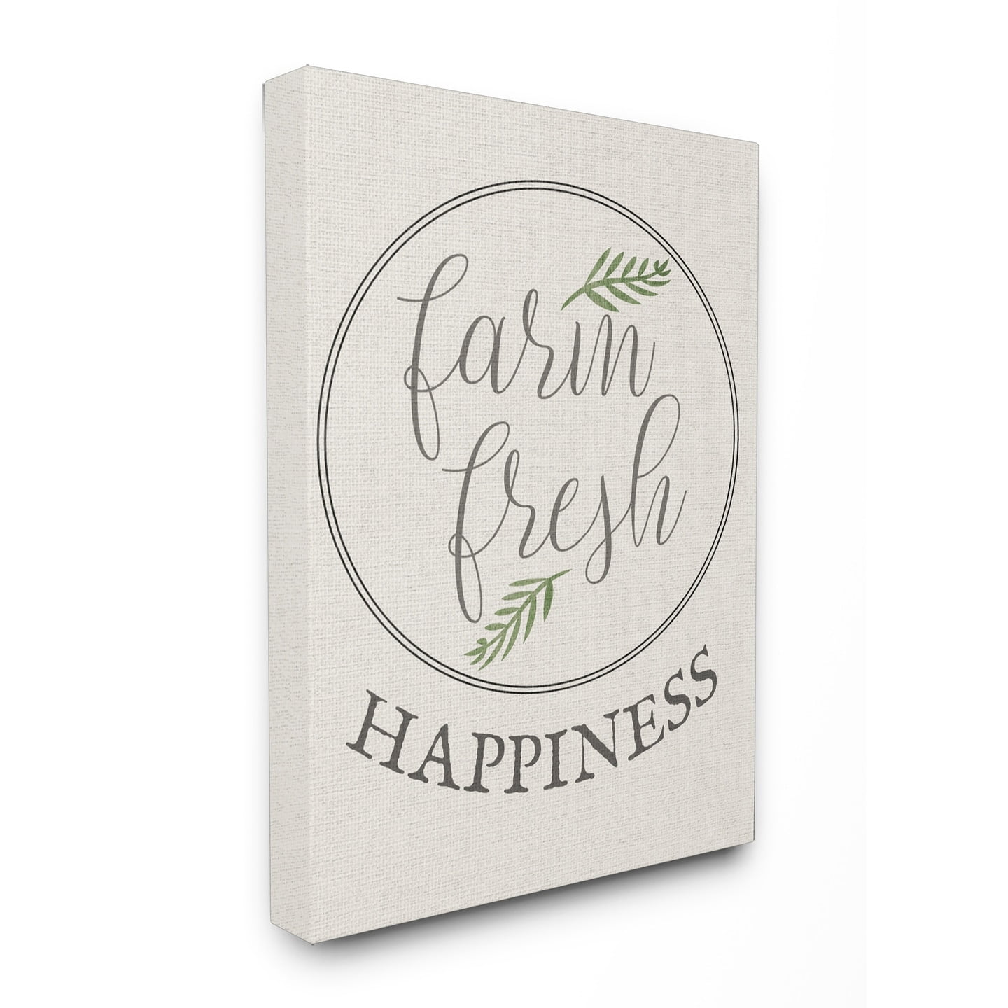 Stupell Farm Fresh Cursive Canvas Wall Art 16 x 20