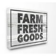 thumbnail image 1 of Stupell  Farm Fresh Goods Distressed Wood Stretched Canvas Wall Art 24 x 30, 1 of 5
