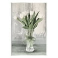 thumbnail image 1 of Stupell Farmhouse Distressed White Tulips Botanical & Floral Painting Wall Plaque Unframed Art Print Wall Art, 1 of 6