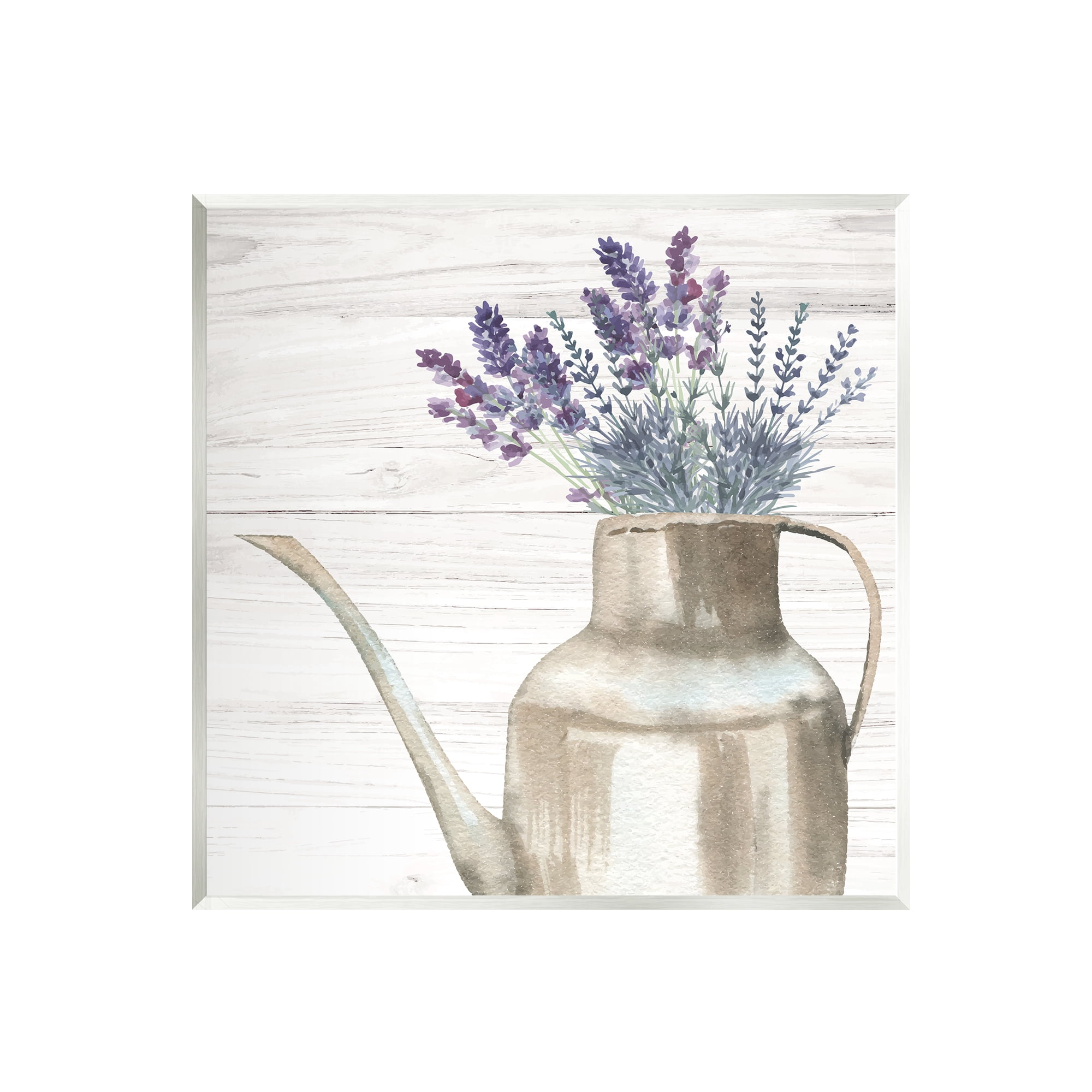 Stupell Farmhouse Garden Lavender Bunches Botanical & Floral Painting Wall Plaque Unframed Art Print Wall Art