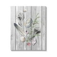 thumbnail image 1 of Stupell Feather & Seashells Collection Dock Landscape Painting Gallery Wrapped Canvas Print Wall Art, 1 of 5