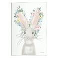 thumbnail image 1 of Stupell Floral Bunny Rabbit Blossoms Animals & Insects Painting Wall Plaque Unframed Art Print Wall Art, 1 of 6