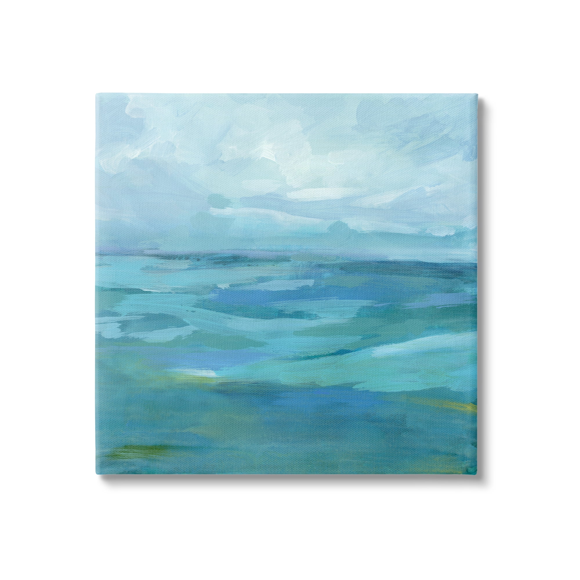 Stupell Flowing Ocean Tide Abstract Landscape Painting Gallery Wrapped Canvas Print Wall Art
