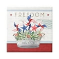 thumbnail image 1 of Stupell Freedom Americana Floral Pinwheels Holiday Painting Gallery Wrapped Canvas Print Wall Art, 1 of 7