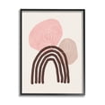 thumbnail image 1 of Stupell Fun Boho Rainbow Shapes Abstract Painting Black Framed Art Print Wall Art, 1 of 7