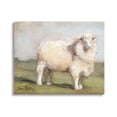 thumbnail image 1 of Stupell Fuzzy Sheep Country Landscape Animals & Insects Painting Gallery Wrapped Canvas Print Wall Art, 1 of 5