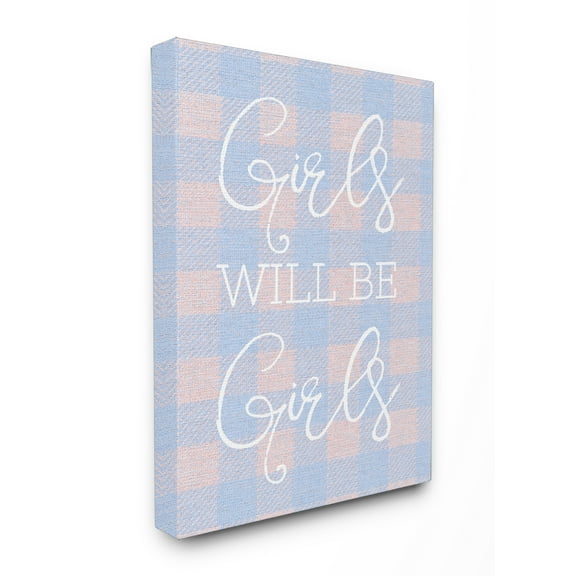 Stupell Girls Will Be Girls Canvas Wall Art 16 x 20