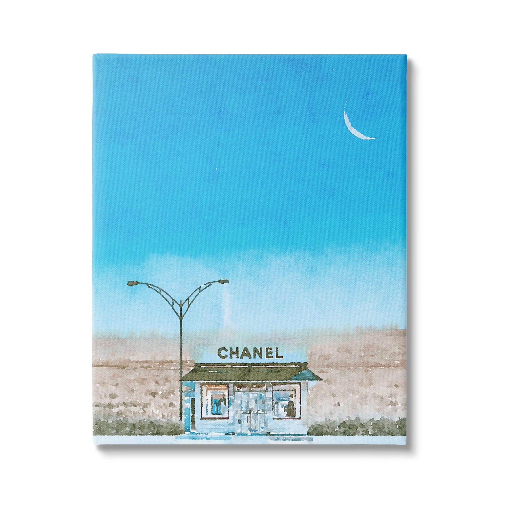 Stupell Glam Brand Storefront Rural Landscape Beauty & Fashion Painting Gallery Wrapped Canvas Print Wall Art