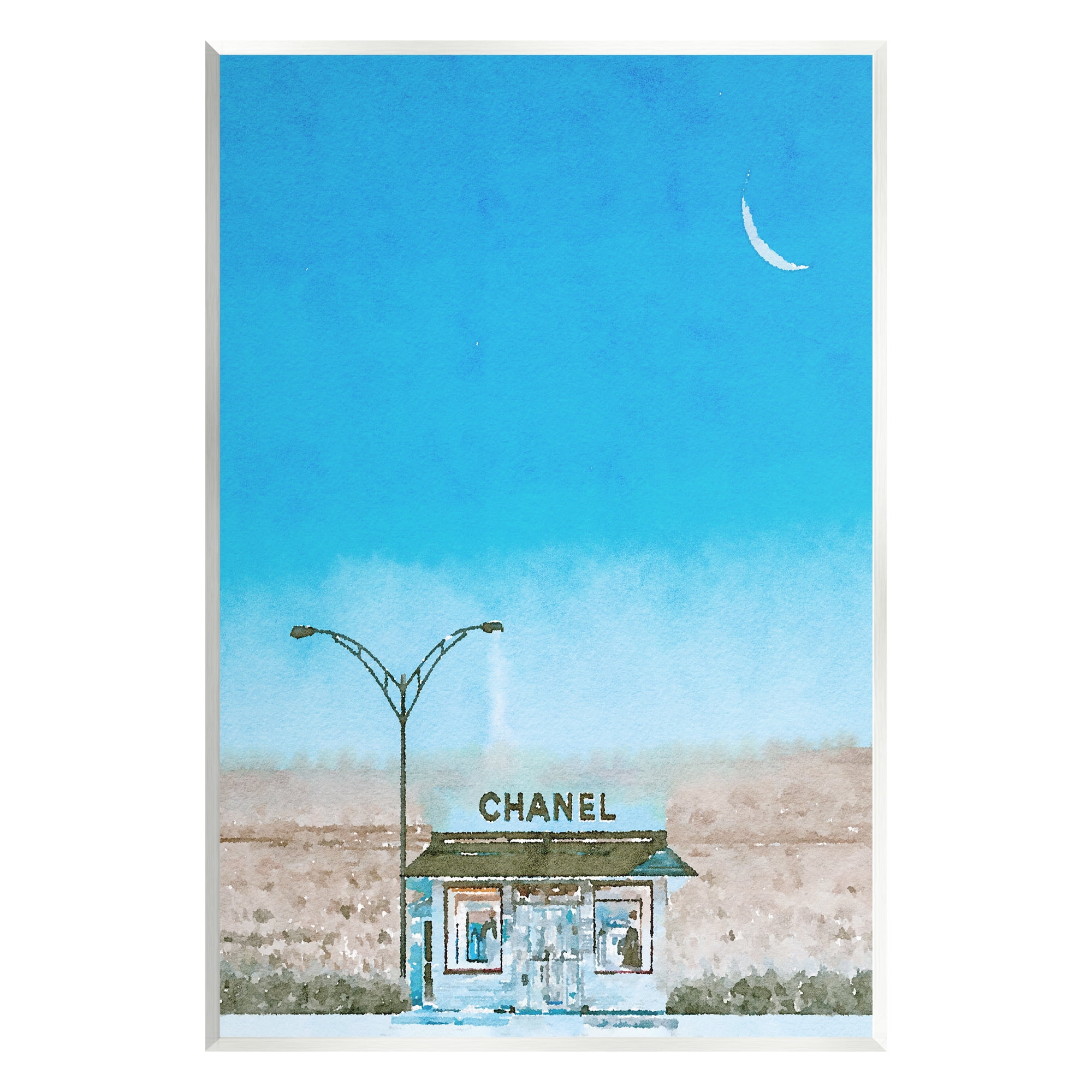 Stupell Glam Brand Storefront Rural Landscape Beauty & Fashion Painting Wall Plaque Unframed Art Print Wall Art