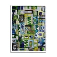 thumbnail image 1 of Stupell Golders Green Abstract Shape Collage Abstract Painting White Framed Art Print Wall Art, 1 of 7