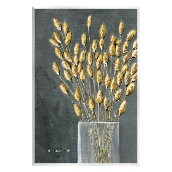 Stupell Grain Botanicals Country Arrangement Botanical & Floral Painting Wall Plaque Unframed Art Print Wall Art