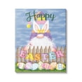 thumbnail image 1 of Stupell Happy Easter Garden Gnome Eggs Holiday Painting Gallery Wrapped Canvas Print Wall Art, 1 of 5