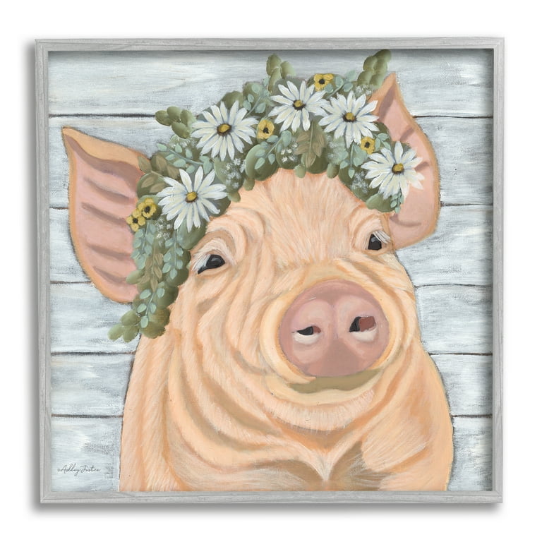 Gray Daisy Pig Gray Daisy Pig