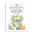 thumbnail image 1 of Stupell Harvest Wishes Autumnal Fall Pumpkins Botanical Bouquet Wood Wall Art - Blue 10 x 15, 1 of 5