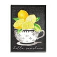 thumbnail image 1 of Stupell Hello Sunshine Lemons in Teacup Patterned Food & Beverage Painting Black Framed Art Print Wall Art, 1 of 7