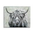thumbnail image 1 of Stupell Highland Cattle Distressed Rustic Animals & Insects Painting Gallery Wrapped Canvas Print Wall Art, 1 of 5