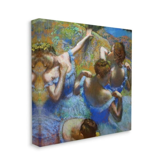 Stupell Home Décor Ballet Dancers Blue Green Classic Painting Canvas Wall Art by Edgar Degas