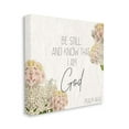thumbnail image 1 of Stupell Home Décor Be Still Religious Flower Word Design Canvas Wall Art by Kim Allen, 1 of 5