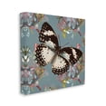 thumbnail image 1 of Stupell Industries Butterfly On Blue Pink Pattern Abstract Design Canvas Wall Art by Karen Dreyfus, 1 of 5