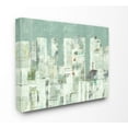 thumbnail image 1 of Stupell Home Décor Cityscape Abstract Shapes White Green Painting Canvas Wall Art by Third and Wall, 1 of 1