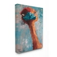 thumbnail image 1 of Stupell Home Décor Curious Ostrich Funny Red Blue Animal Painting Canvas Wall Art by Sean Parnell, 1 of 6