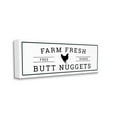 thumbnail image 1 of Stupell Home Décor Farm Fresh Butt Nuggets Funny Chicken Word Design Canvas Wall Art by Susan Ball, 1 of 6
