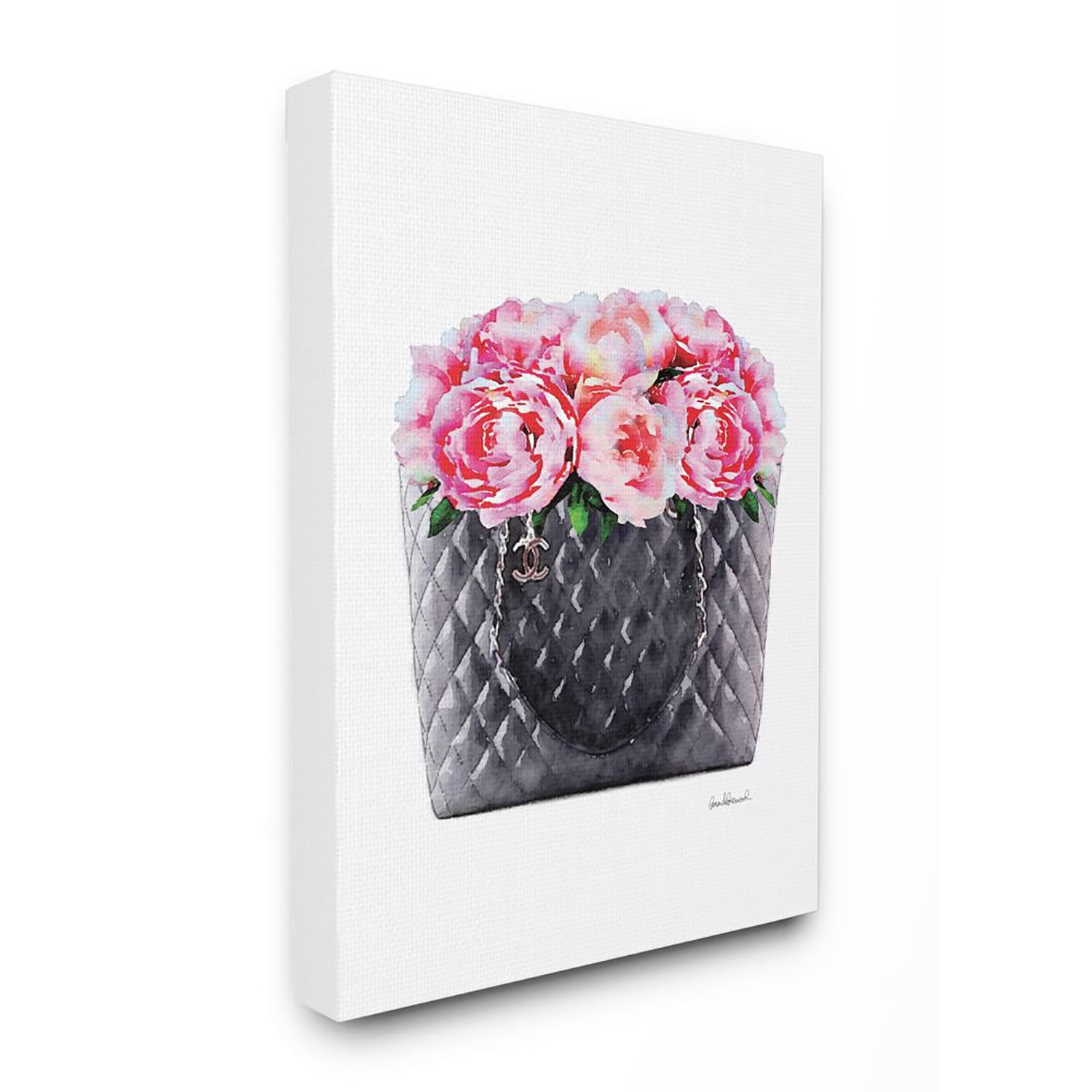 Stupell Home Décor Floral Canvas Art Print, 1.50" x 24"