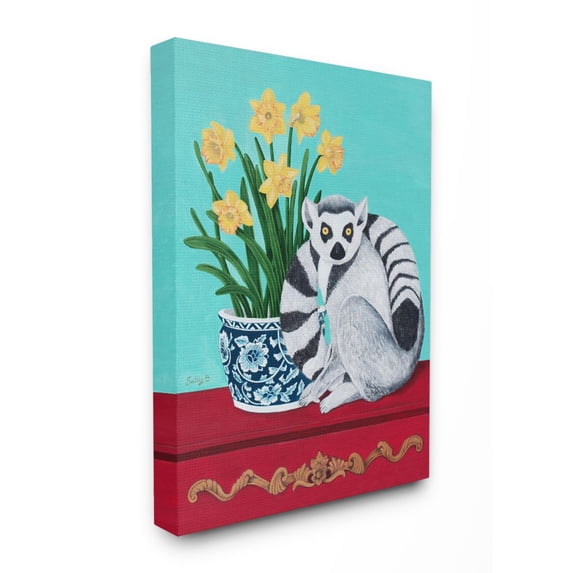 Stupell Home Décor Floral Framed Canvas Art Print, 2" x 31"