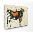 thumbnail image 1 of Stupell Home Décor Gold Cow Animal Pattern Neutral Painting Canvas Wall Art by Stephanie Aguilar, 1 of 1