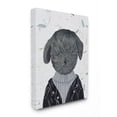thumbnail image 1 of Stupell Home Décor Hipster Dog Jacket Poodle Funny Animal Painting Canvas Wall Art by Melissa Wang, 1 of 1