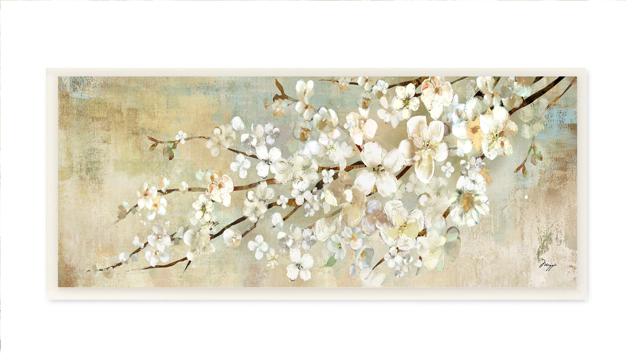 Stupell Home Décor Industries Blooming Flower Tree Branch Painting Wood Plaque by Main Line Studio