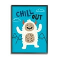 thumbnail image 1 of Stupell Home Décor Industries Chill Out Phrase Abominable Snowman Winter Yeti, 24 x 30, Designed by Nina Seven, 1 of 7