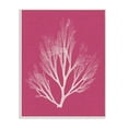 thumbnail image 1 of Stupell Home Décor Industries Coral Seaweed Magenta White Beach Design Wood Plaque by Vision Studio, 1 of 1