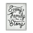 thumbnail image 1 of Stupell Industries Every Family Has a Story Sentiments Rustic Cracked Pattern, 11 x 14, Designed by Daphne Polselli, 1 of 7