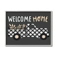 thumbnail image 1 of Stupell Home Décor Industries Grey Autumn Harvest Truck Welcome Home Text Gray Framed Design by Arrolynn Weiderhold, 1 of 6