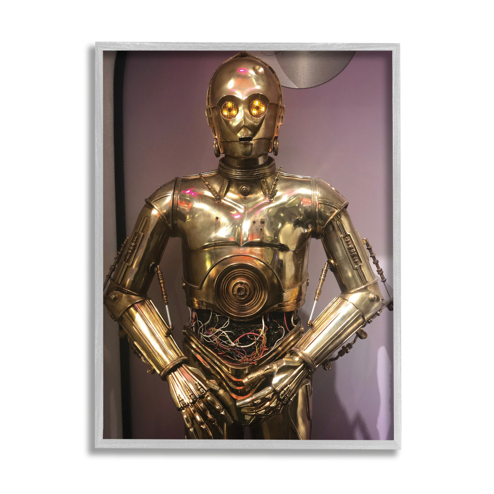Stupell Home Décor Industries Retro Sci-Fi Icon Cinematic Space Robot, 11 x 14, Designed by Nice Nshuti