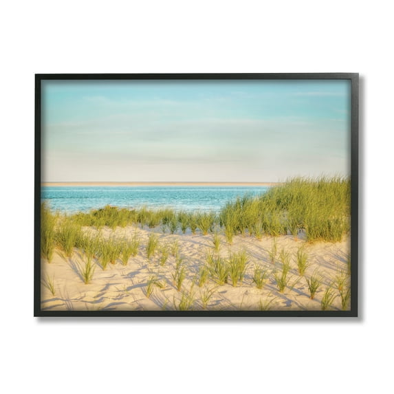 Stupell Home Décor Industries Tall Grass Sand Dunes Nautical Beach Landscape, 24 x 30, Designed by Brooke T. Ryan