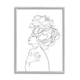 thumbnail image 1 of Stupell Home Décor Industries Woman Slouching with Headwrap Minimalism Linework, 11 x 14, Designed by Ros Ruseva, 1 of 5