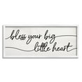 thumbnail image 1 of Stupell Industries Your Big Little Heart Phrase Soft Country Script, 10 x 24, Designed by Daphne Polselli, 1 of 5