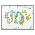 thumbnail image 1 of Stupell Home Décor Leaf Flowers Framed Art Print, by Ziwei Li, 1 of 3