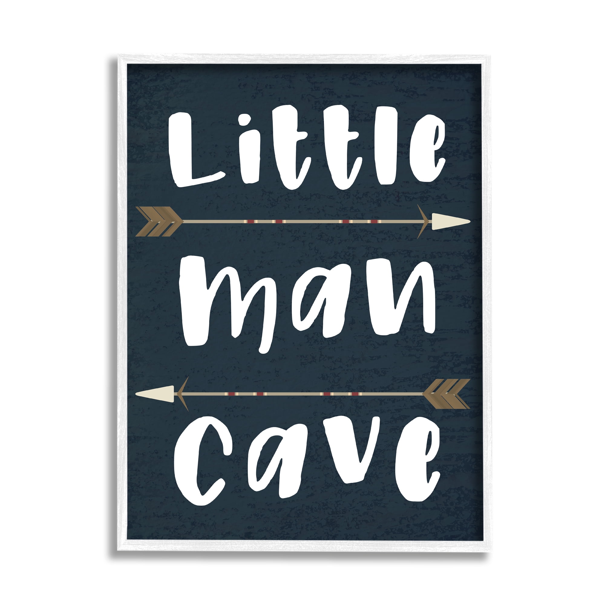 Stupell Home Décor Little Man Cave Arrows, 24 in x 30 in, Design by Daphne Polselli
