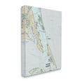 thumbnail image 1 of Stupell Home Décor Outer Banks North Carolina Cartography Nautical Map, 36 x 48, Designed by Daphne Polselli, 1 of 6