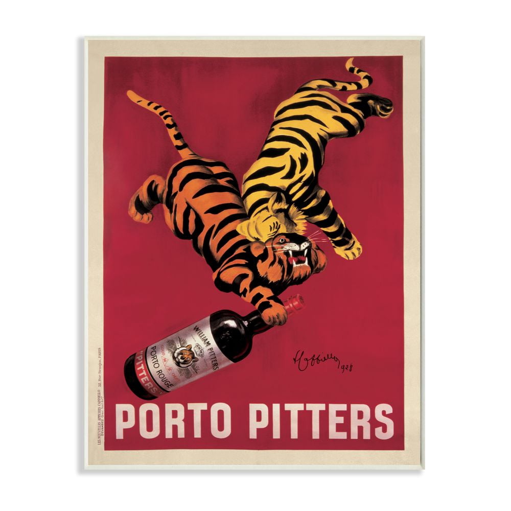 Stupell Home Décor Porto Pitters Vintage Poster Drink Design Wall Plaque by Marcello Dundovic