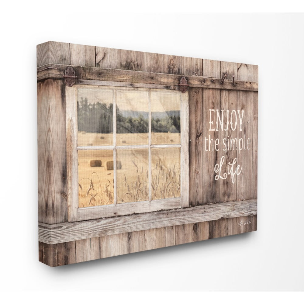 Stupell Home Décor Print Rustic Canvas Art Print, by Lori Deiter