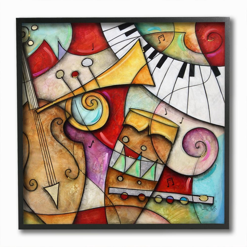 Stupell Home Décor Printed Abstract Framed Art Print, by Eric Waugh